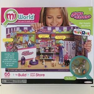 miWorld Paws and Claws Pet Supply Boutique Playset